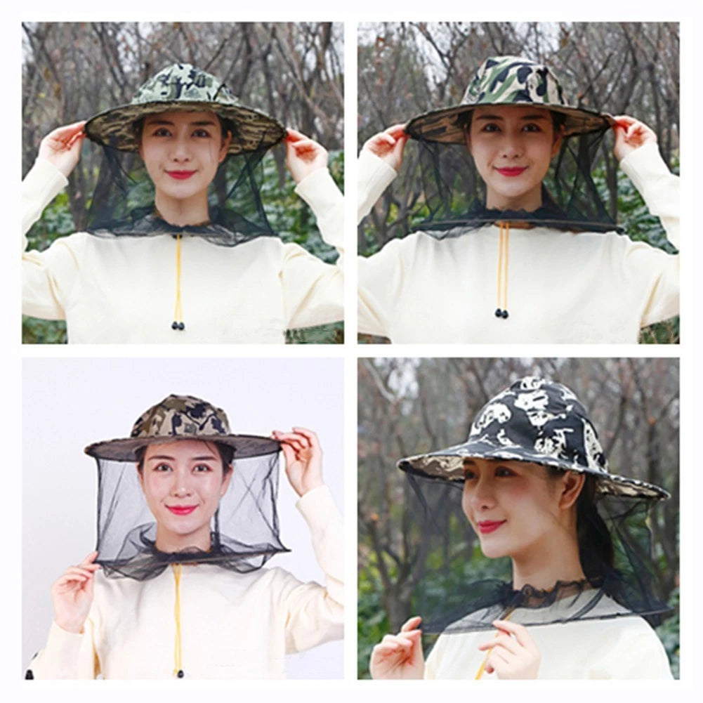 Camouflage Mesh Hat for Hunting (13 x 1 Folded Size)