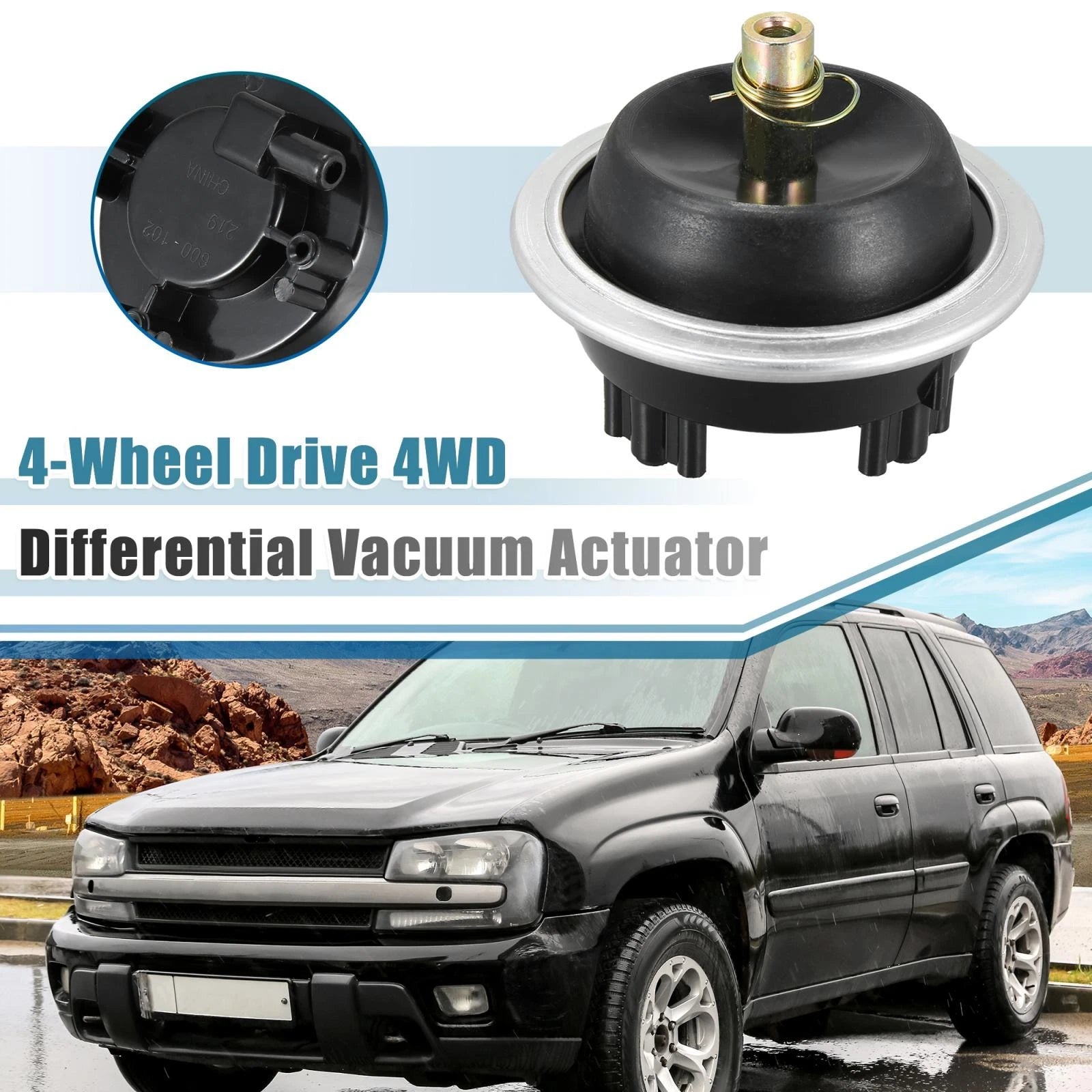 4WD Front Differential Vacuum Actuator Replacement for Chevy S10 Blazer (1995–2005)