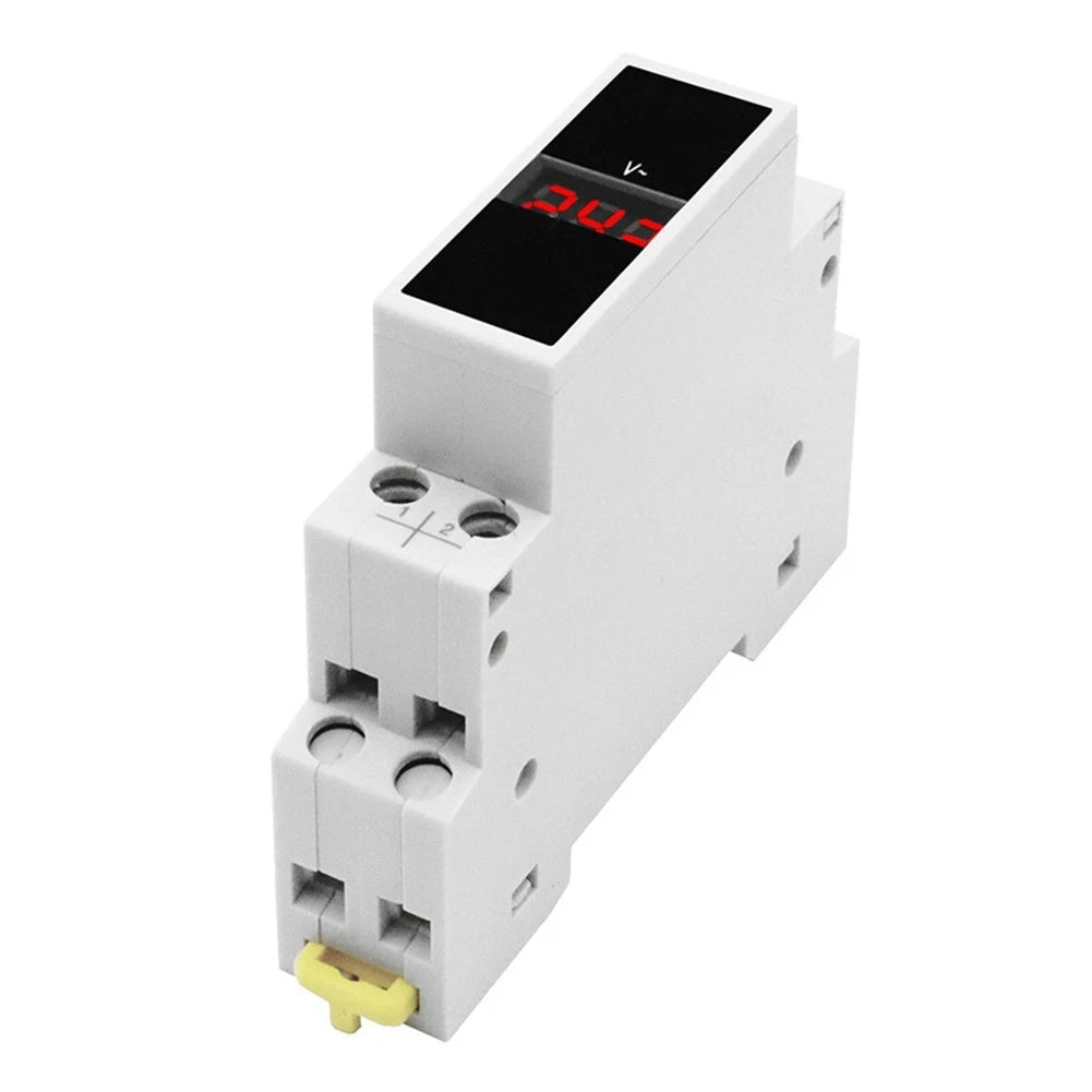 Real Time Voltage Display Din Rail Modular Voltmeter AC80500V for AC805 (1VA)