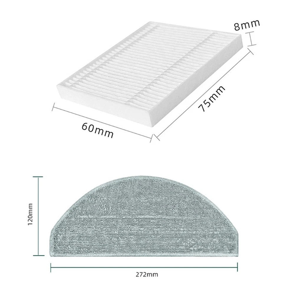 Set of 4 Filters for Deerma S30 Robot Vacuum (2019–2023)