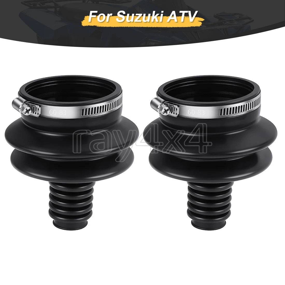 2X Final Output Joint Boot for Suzuki QuadRunner King Quad LT4WD (1991–2002)