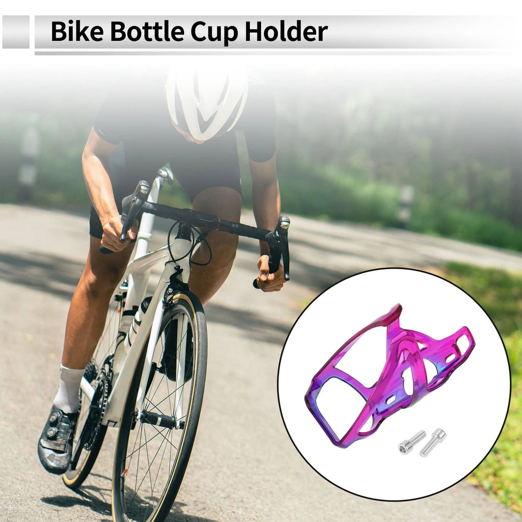 Water Bottle Cup Drink Holder for Universal Motorcycle Bicycle Blue Purple