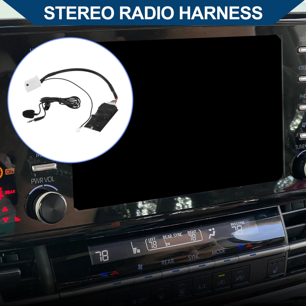 Radio Stereo Harness for Lexus Toyota with Microphone Handsfree (2007–2018)