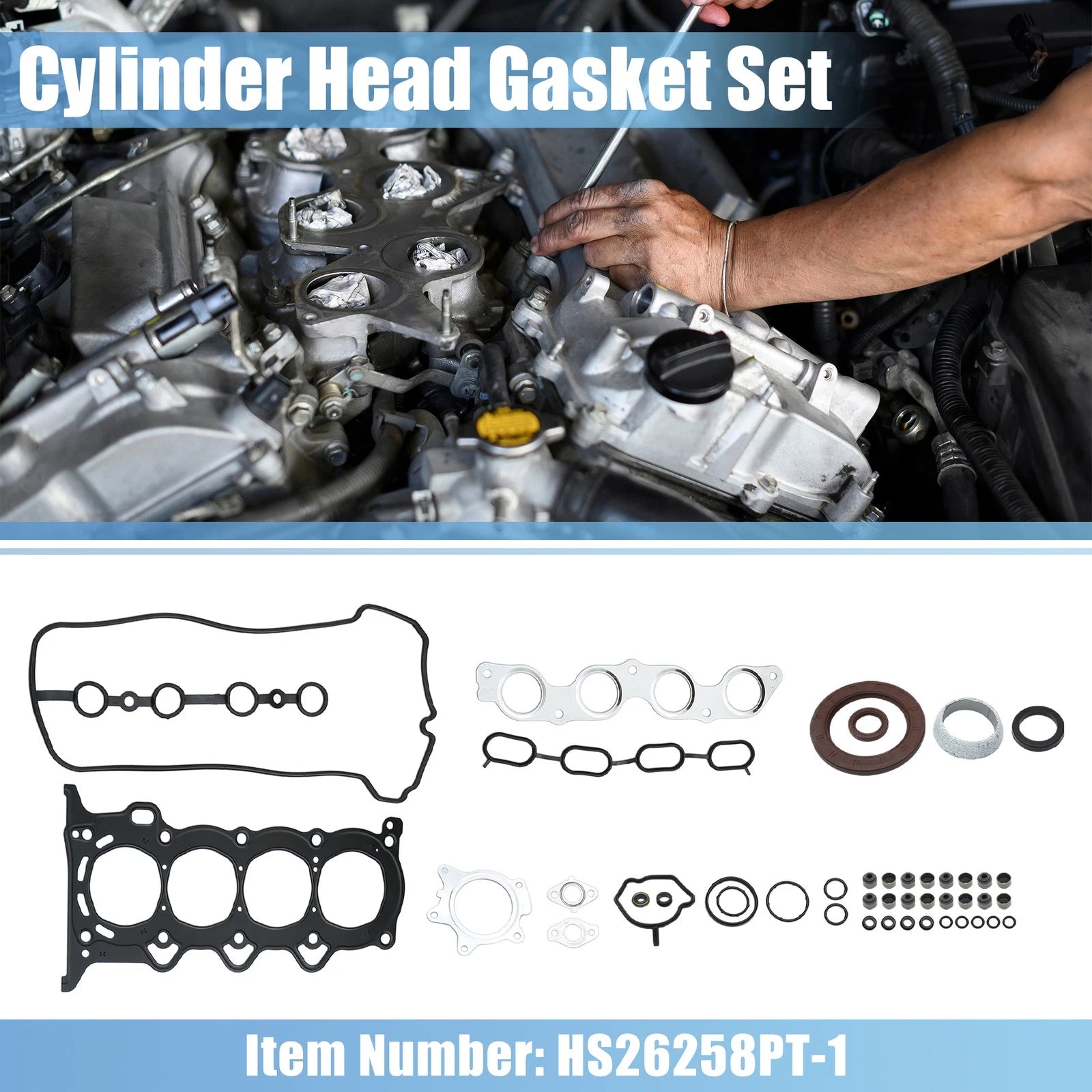 Engine Cylinder Head Gasket Set for Toyota Prius (2001–2009)