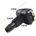 2X Windshield Washer Nozzle for Car (Adjustable Spray Jet)