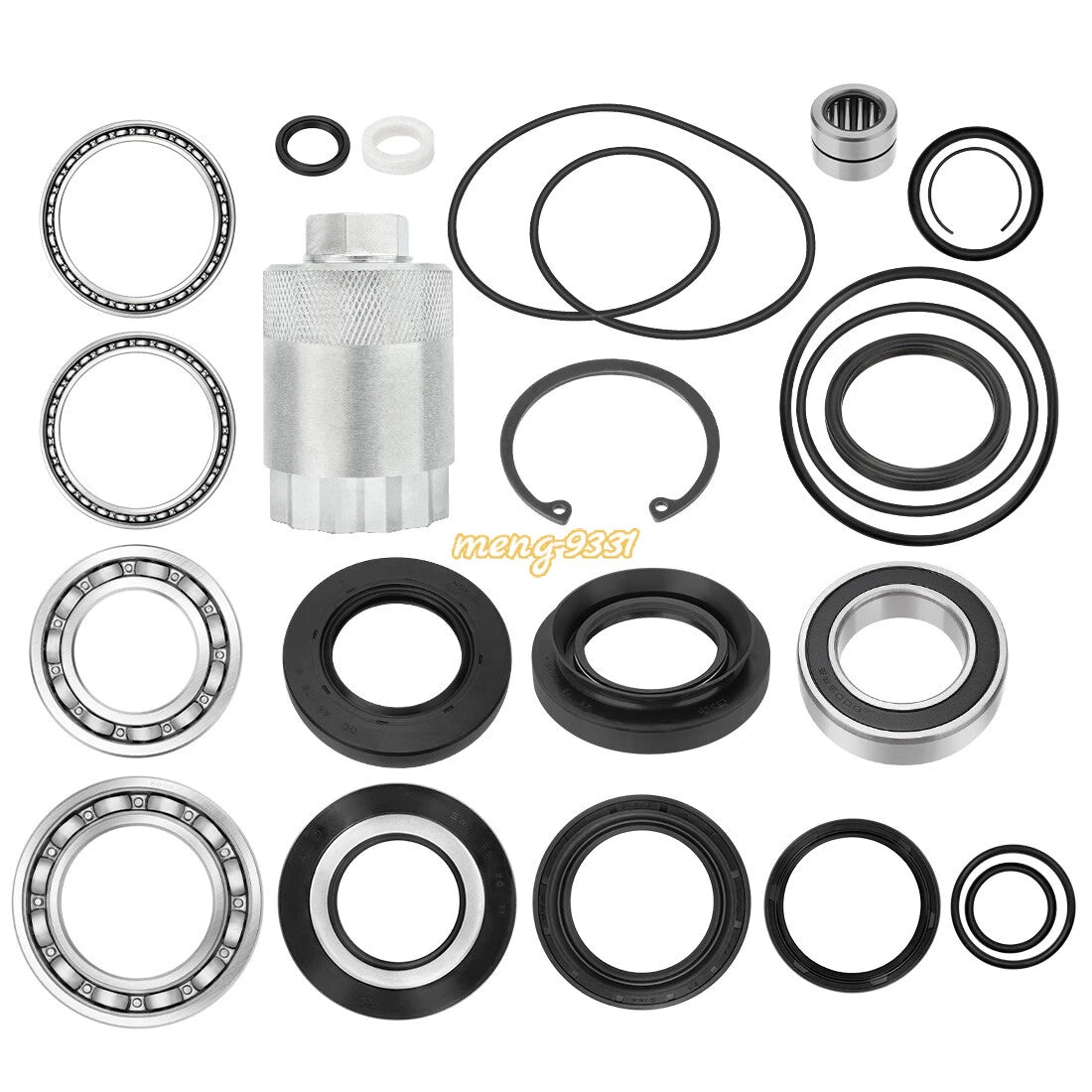 Rear Differential Bearings Seal Kit w/Pinion Tool for Honda Rancher 420 (2007–2023)