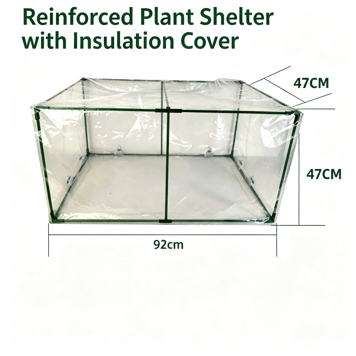 Reinforced Plastic Greenhouse Cover for Winter Frost Protection