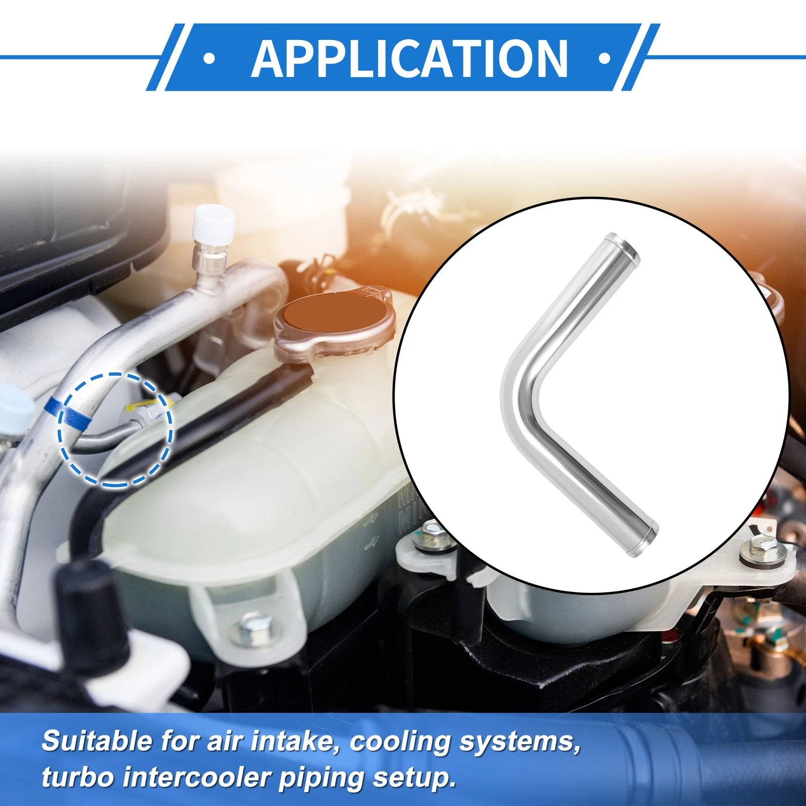 2.01" OD 90° Intercooler Pipe for