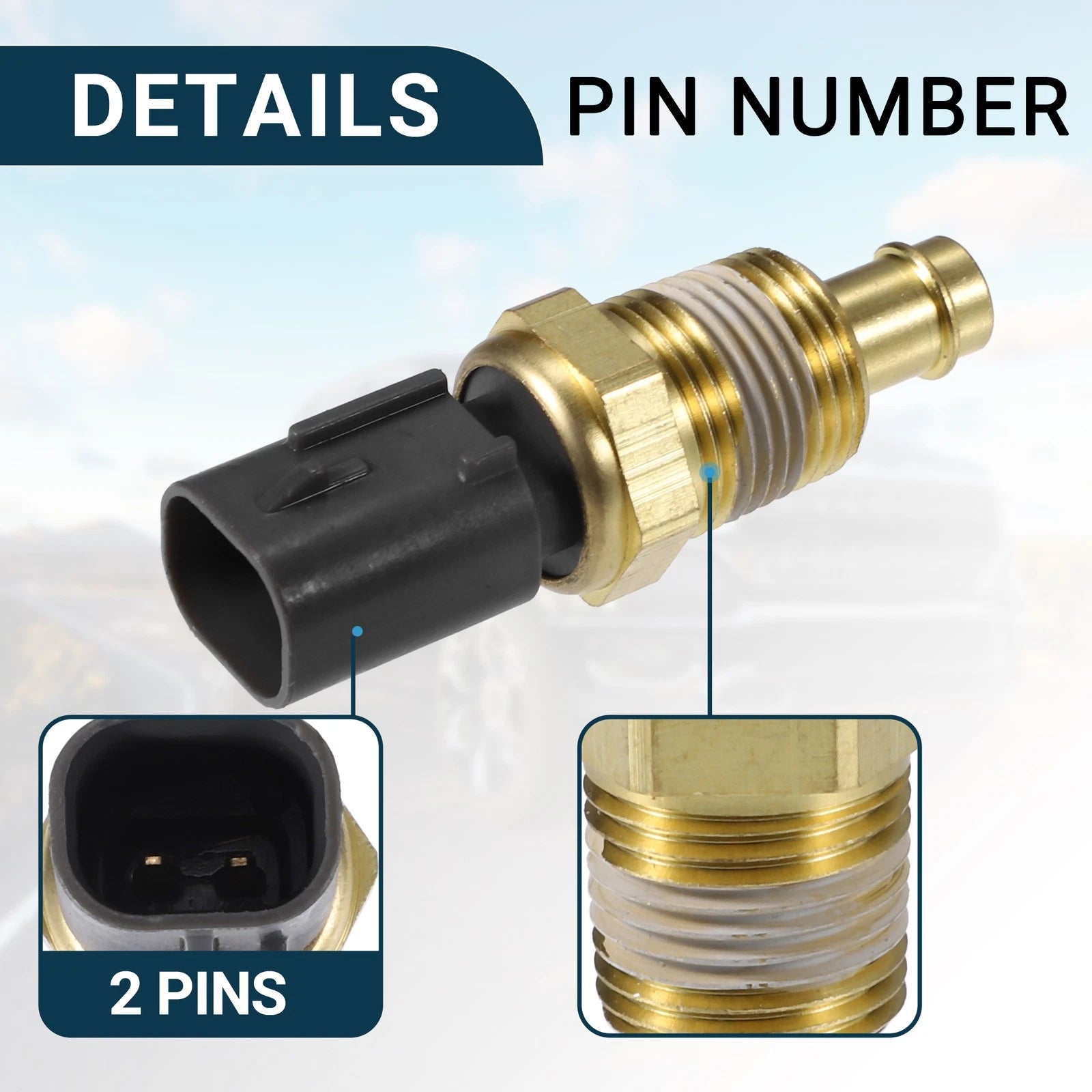 Coolant Temperature Sensor for Jeep Cherokee (1Pcs)