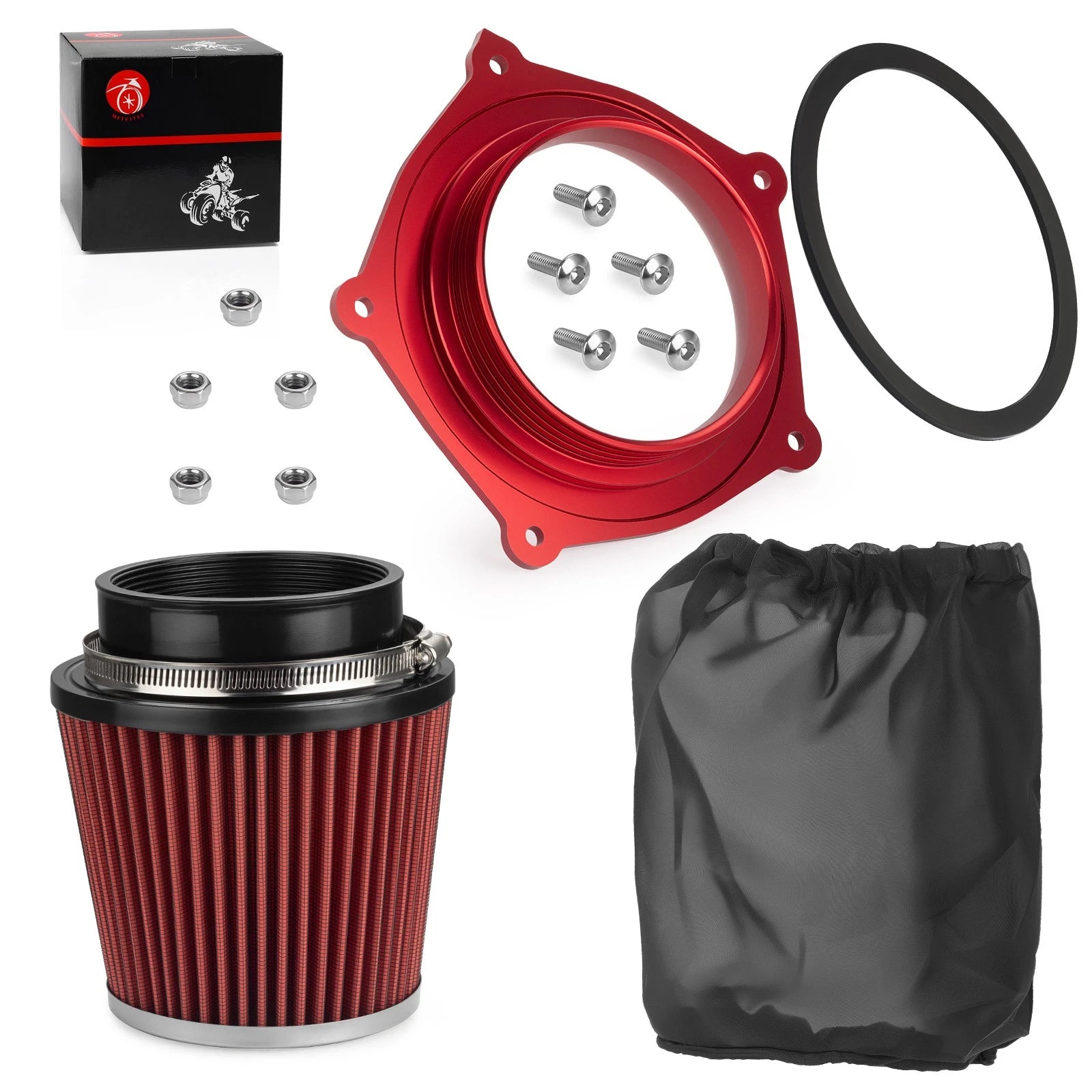 Air Filter Intake Cleaner Kit for Yamaha YFZ450R 2009–2024 5TG-14451-00-00