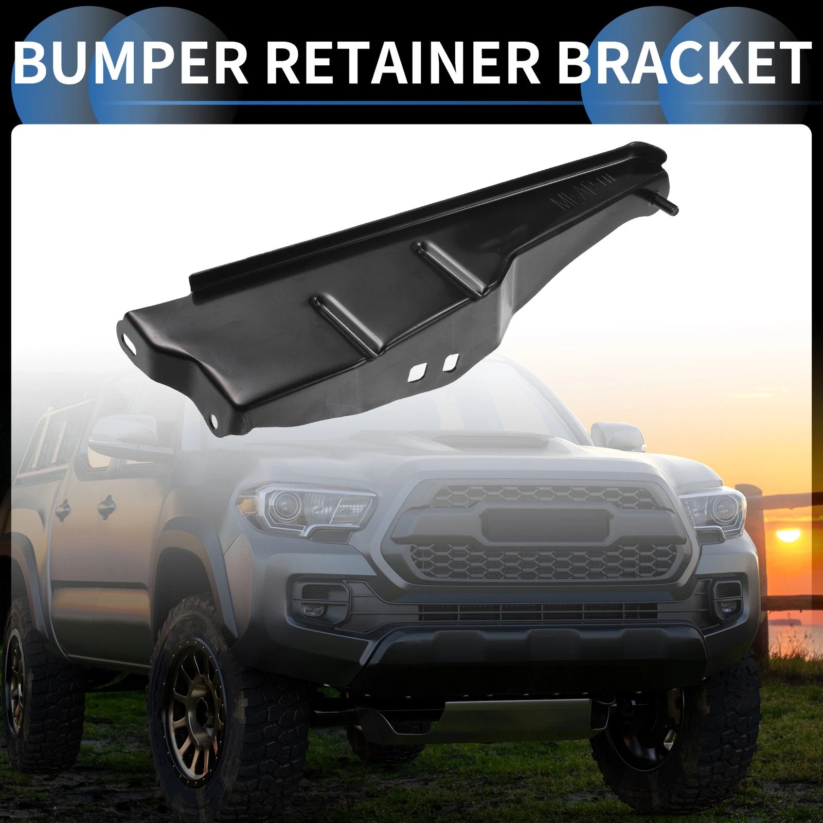 Left Front Bumper Support Bracket Replacement for Toyota Tacoma (2011–2016)