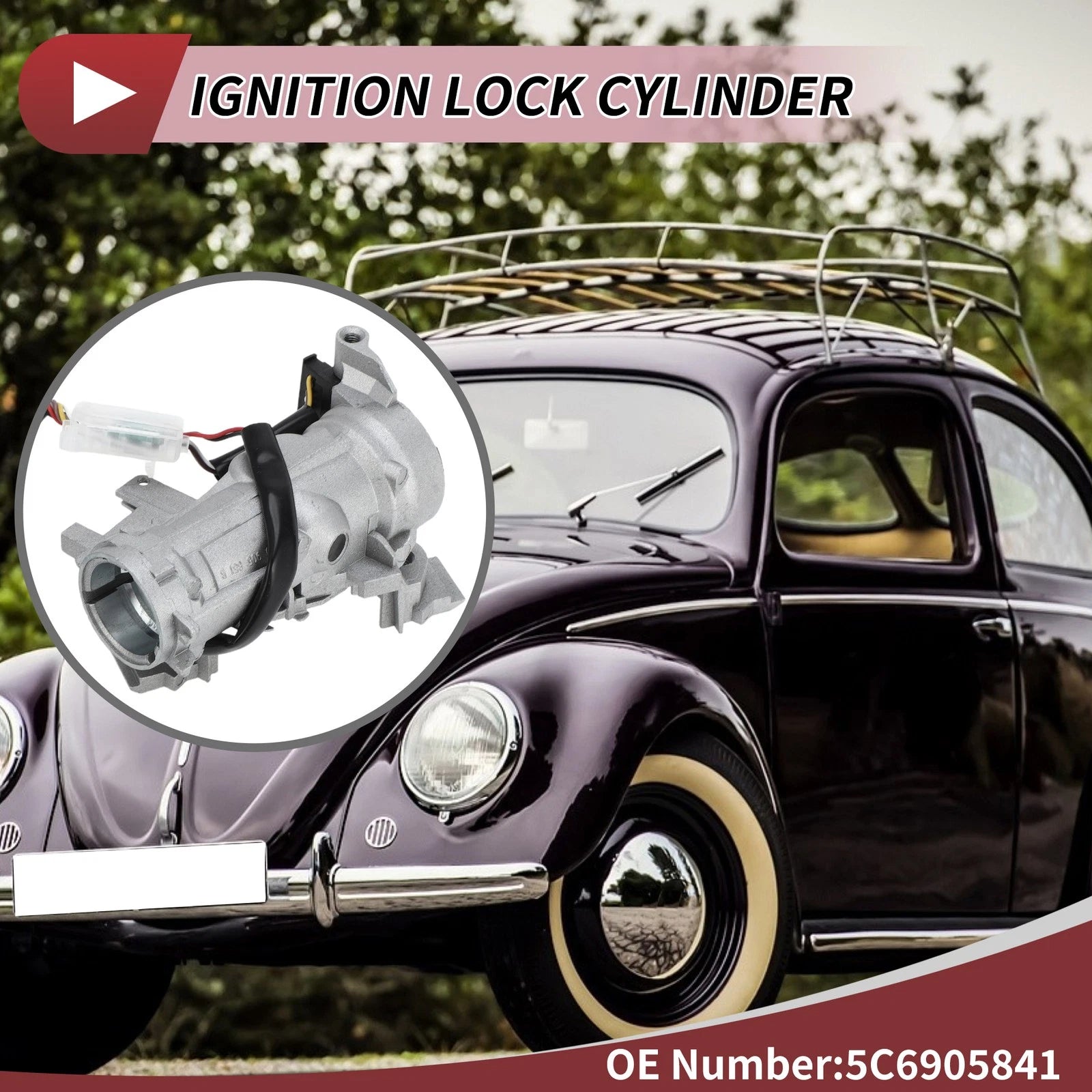 Ignition Lock Cylinder Assembly for Volkswagen Beetle (2012–2019)