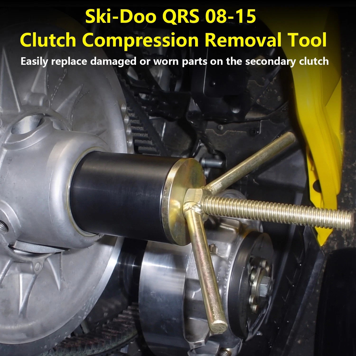 Clutch Helix Compressor Roller Removal Tool Kit for Ski Doo QRS (2008–2015)