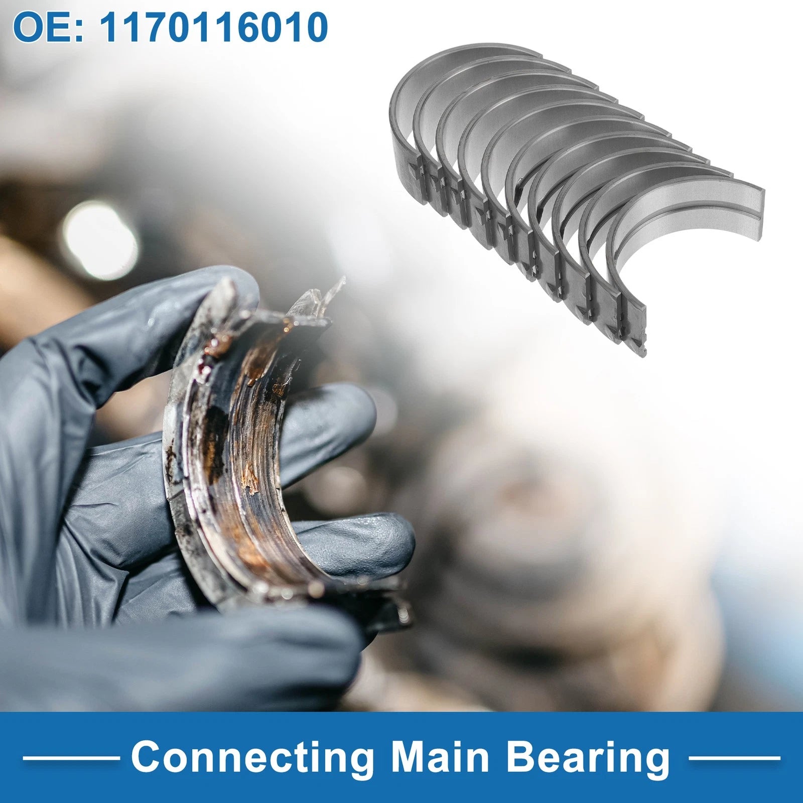 Engine Main Bearing Set Replacement for Toyota Celica (1990–1998)