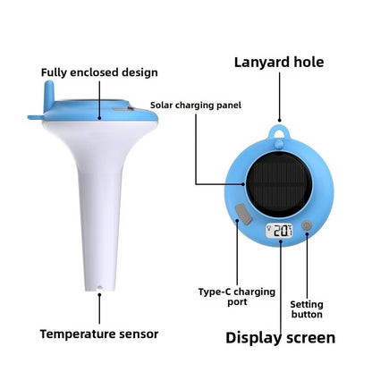 Floating Solar Thermometer for Measures 50C to 70C (No Year Range)
