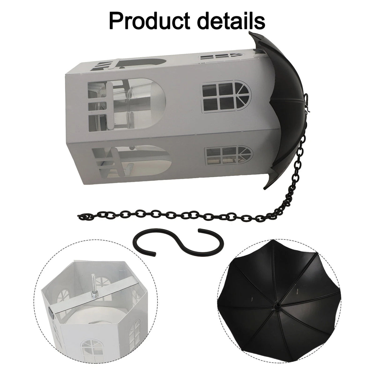 Bird Feeder for Outdoors (Wild Birds)