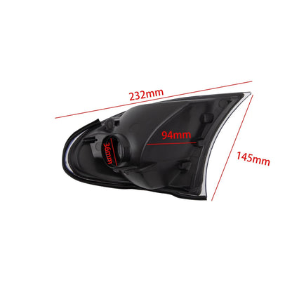 Pair of Front Left & Right Indicator Turn Signal Corner Lights for 3 Series E46 (2002–2005)