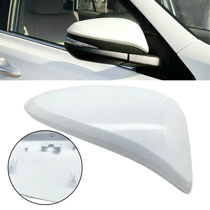 Right Side Rear View Wing Mirror Cover Cap for Toyota RAV4 (2013–2019) White
