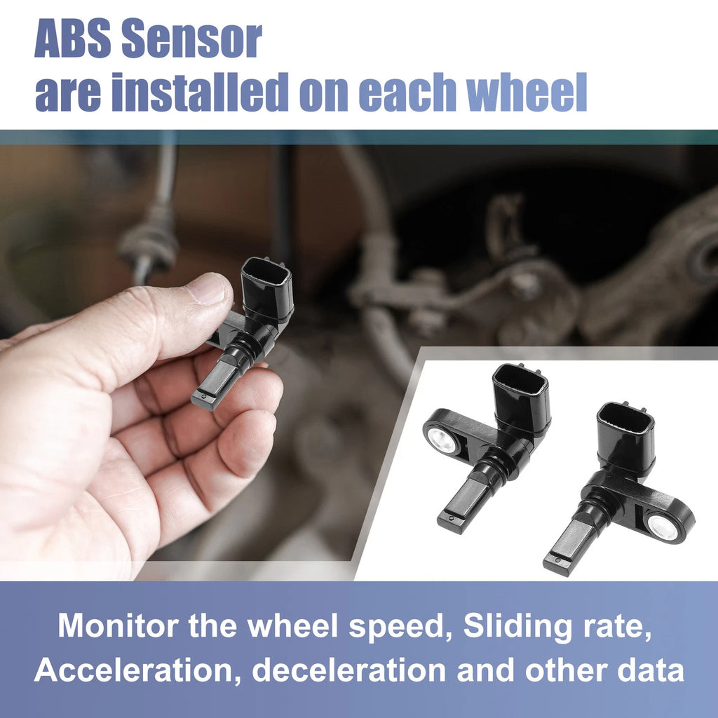 Front Left Right ABS Wheel Speed Sensor Set for Toyota Tacoma (2005–2015)