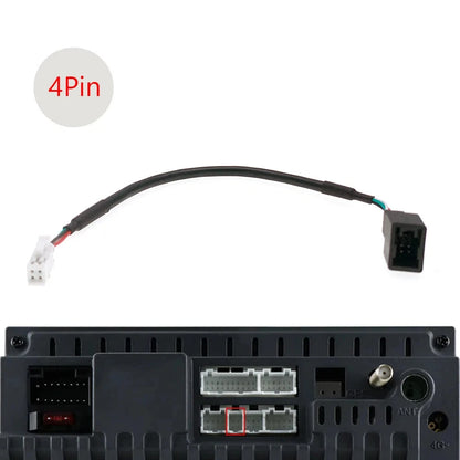 Android Multimedia Player Wire Harness Cable Adapter for Mitsubishi Pajero ASX (2010–2020)
