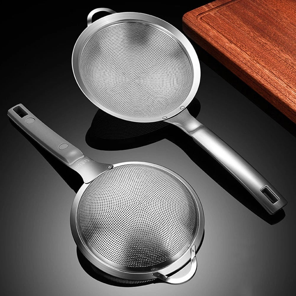 Stainless Steel Mesh Sieve for Tea Rice Juice Pasta Baking (No Years)