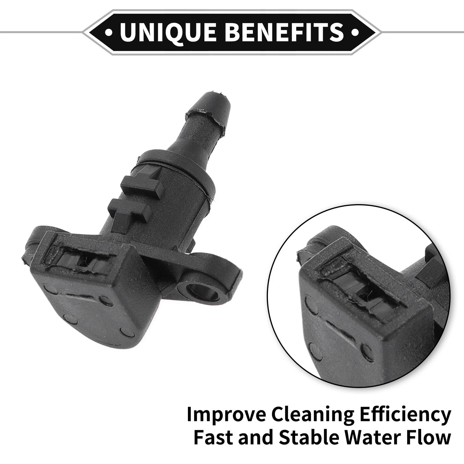 2X Windshield Washer Nozzle for Kia Ceed (2012–2018) No. 98630A2900