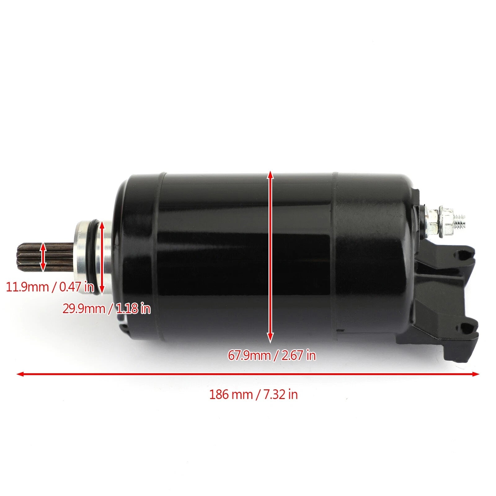 Starter for Kawasaki VN1700 Vulcan 1700 Classic Voyager (2009–2019) 21163-0055