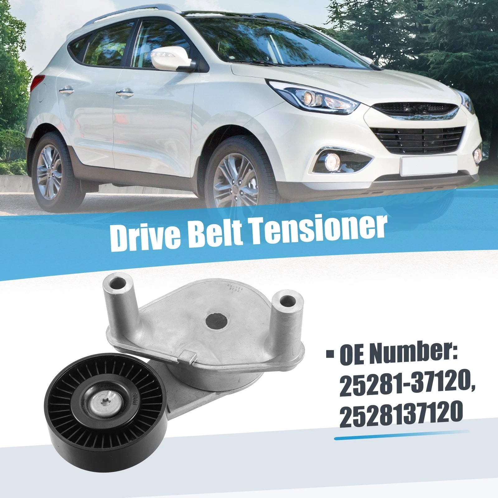 Belt Tensioner Pulley Assembly Replacement for Kia Optima (2001–2006)