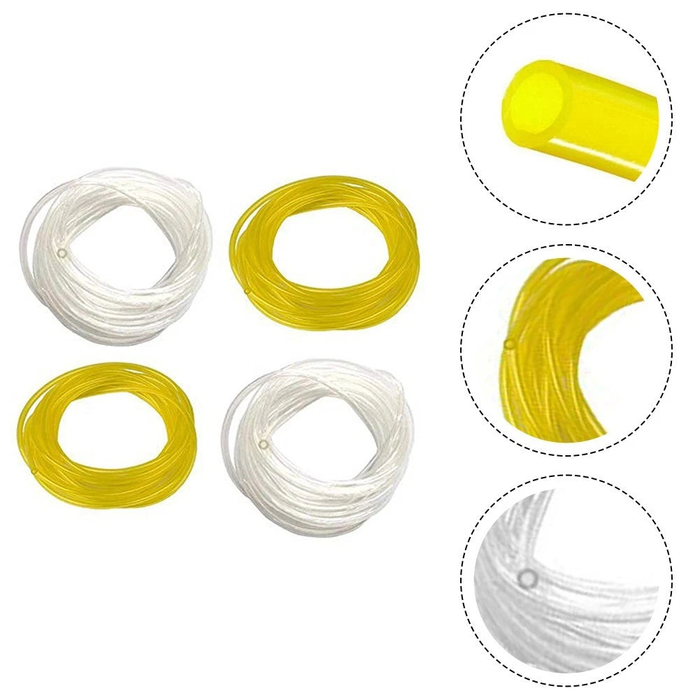4X Transparent Yellow Hose Set for Various Engines (Universal)