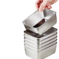 2X Stackable Stainless Steel Food Storage Containers - Leak Proof Airtight
