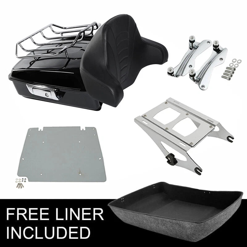 Chopped Trunk Backrest Mount Docking Kit for Harley Touring (2014–2026)