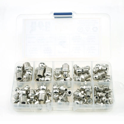 60 PCS Grease Zerk Nozzle Set for Efficient Lubrication Solutions