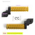 CNC Front Foot Pegs for Suzuki GSXR 600 750 1000, Honda CBR300R CBR600RR (2011–2023)