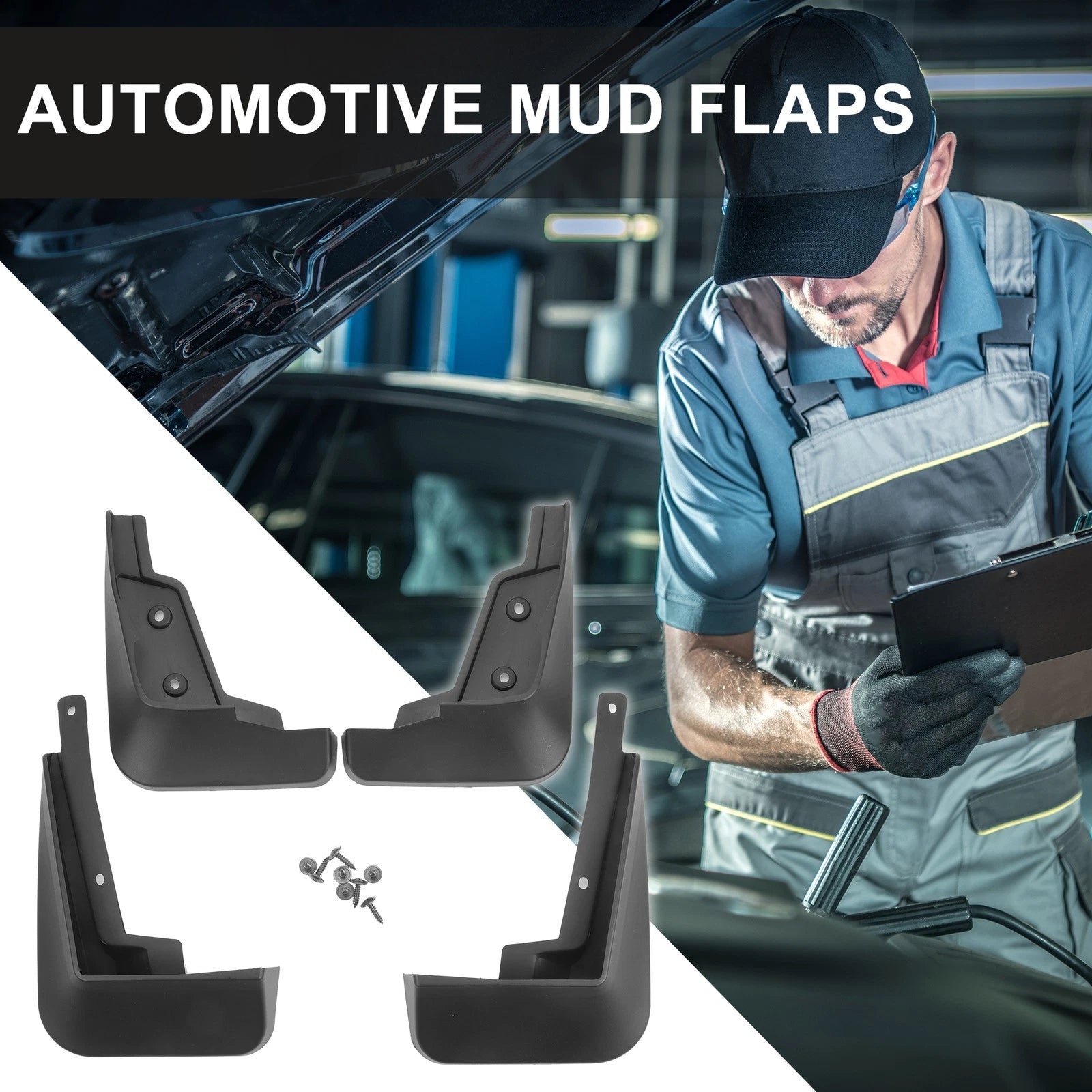 Side Mud Flap Splash Guards Front and Rear for Chevrolet Cruze Sedan (2011–2019)