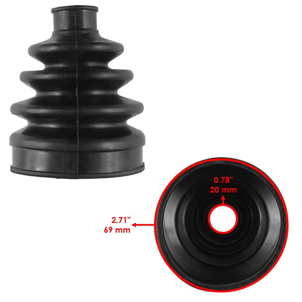 Front CV Boot Kit Outer and Inner for Can-Am Outlander 800R Xmr (2011–2012)