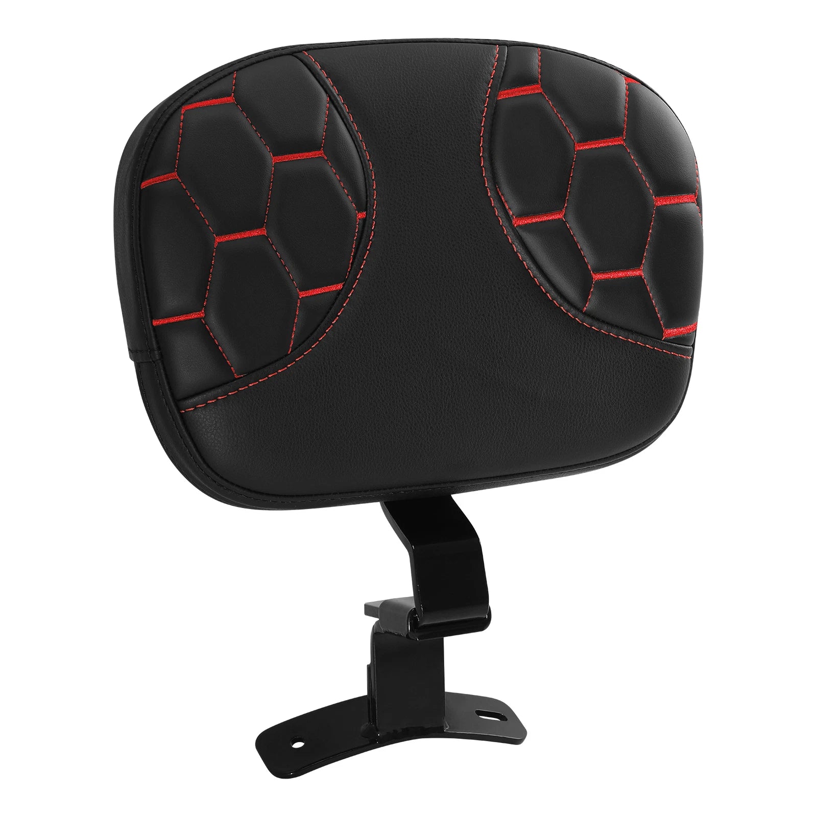 Driver Backrest Pad for Harley Electra Glide, Street Glide (2009–2023) Black/Red