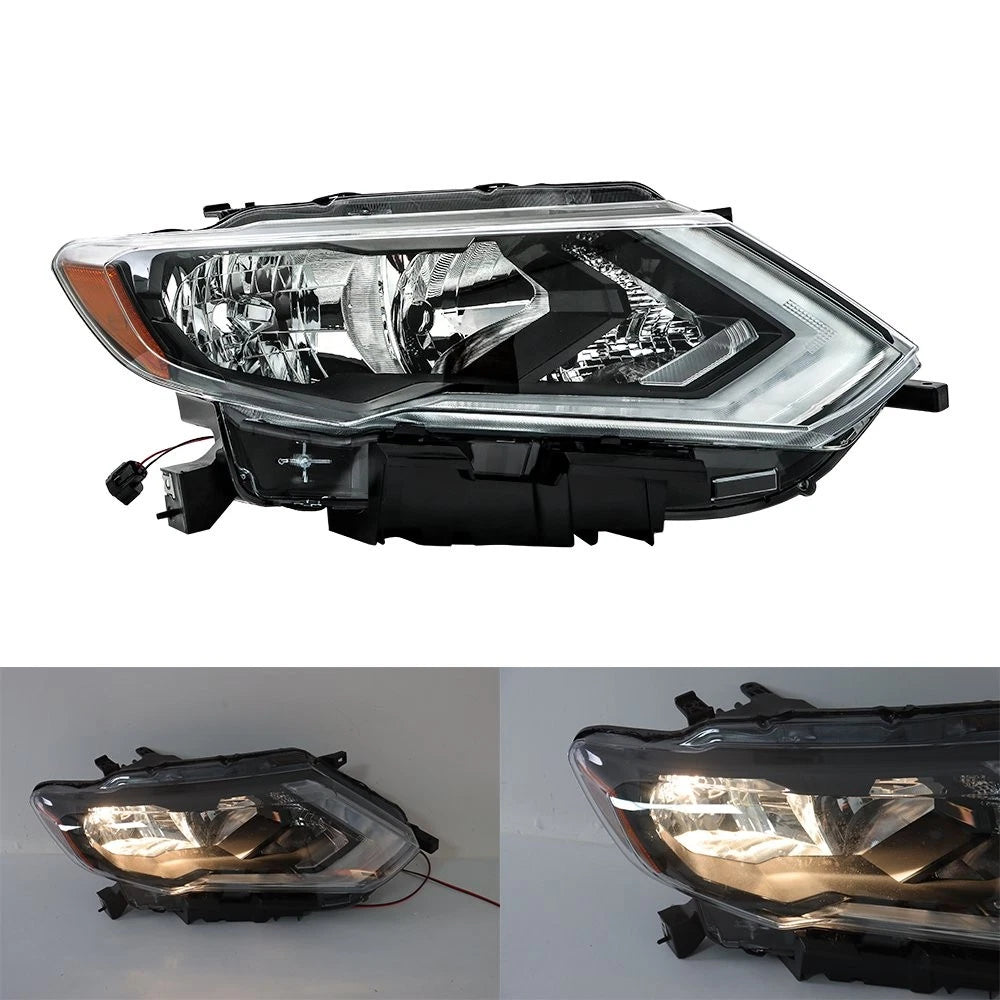 Right Side Headlight Assembly for Nissan Rogue (2017–2019)