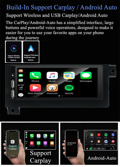 6.8 Inch Android 13 Stereo Radio GPS Head Unit for Chrysler Dodge Jeep