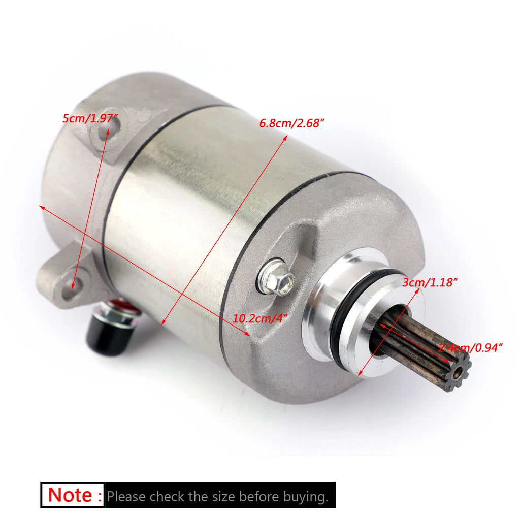Electric Starter Motor for Honda TRX250 FourTrax 250 TRX250X Sportrax Recon ES (2001–2006)