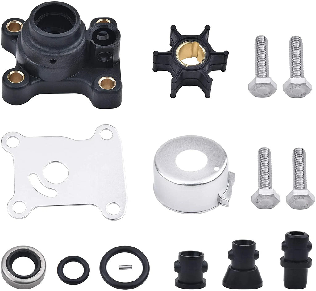 Water Pump Impeller Kit for Johnson Evinrude 9.9 15 HP (394711 386697)