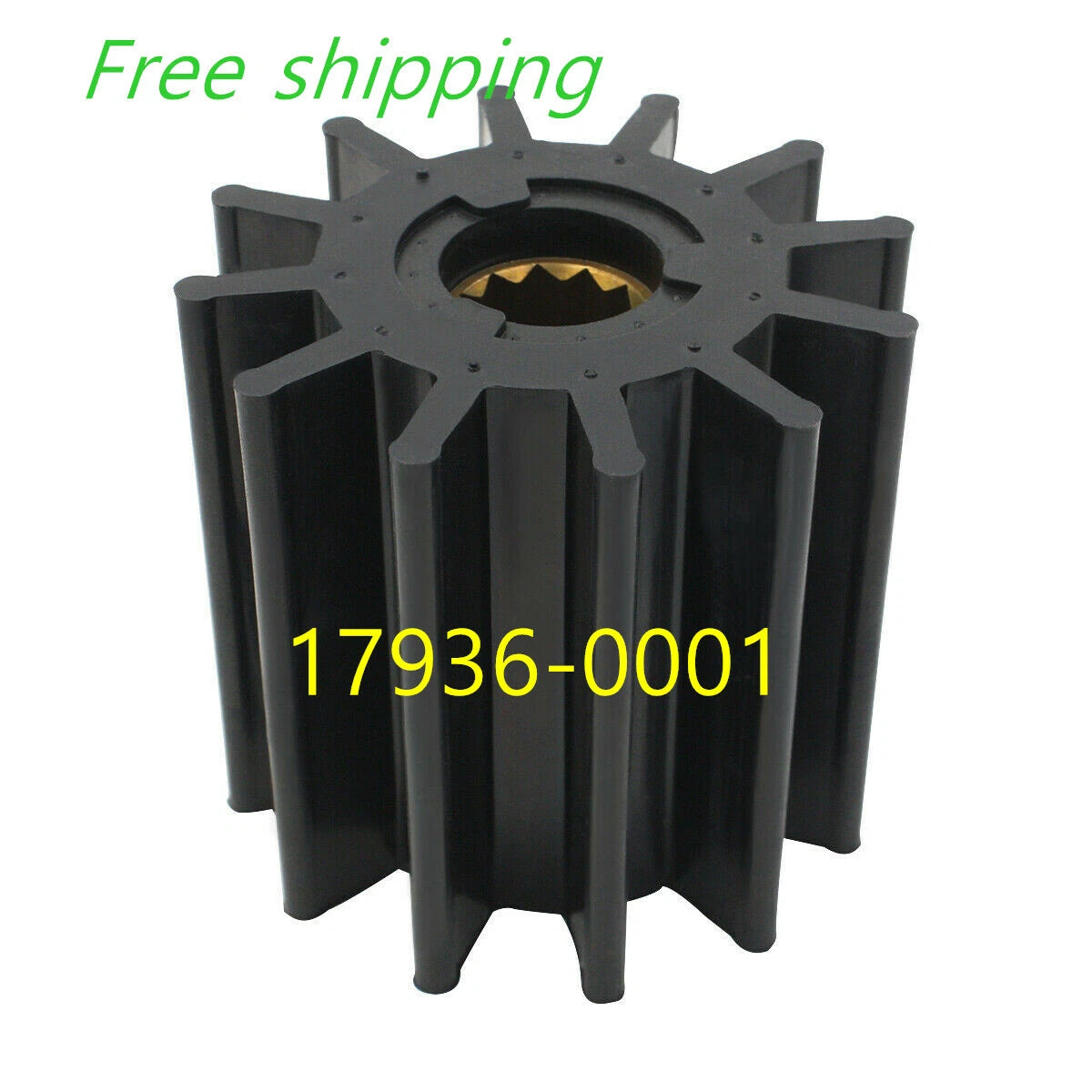 Sea Water Pump Impeller for Jabsco 17936-0001-P Johnson 09-814B (N/A)