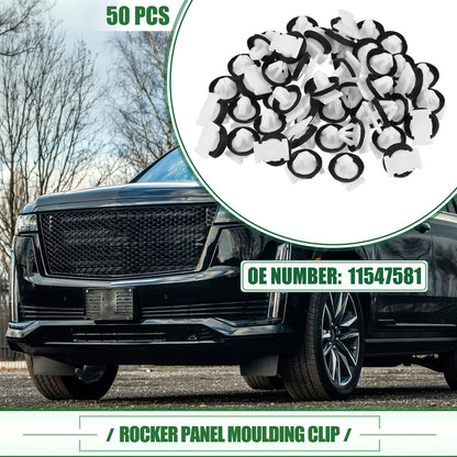 50 Pcs Rocker Panel Clip for Cadillac CT5 (2020–2023) No. 11547581