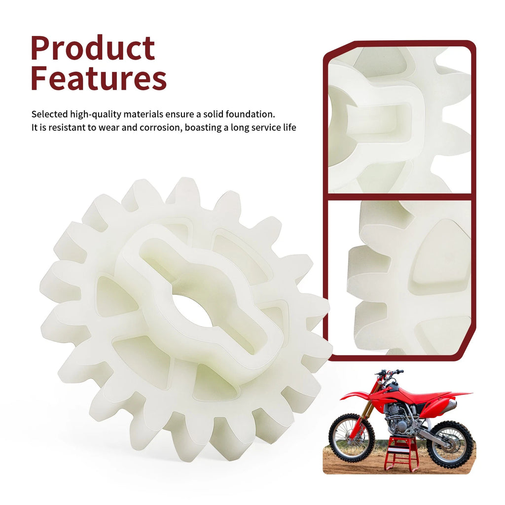 Oil Pump Driven Gear 18T for Honda CRF250R (2004–2009) CRF250X (2004–2017) 15133-KRN-670