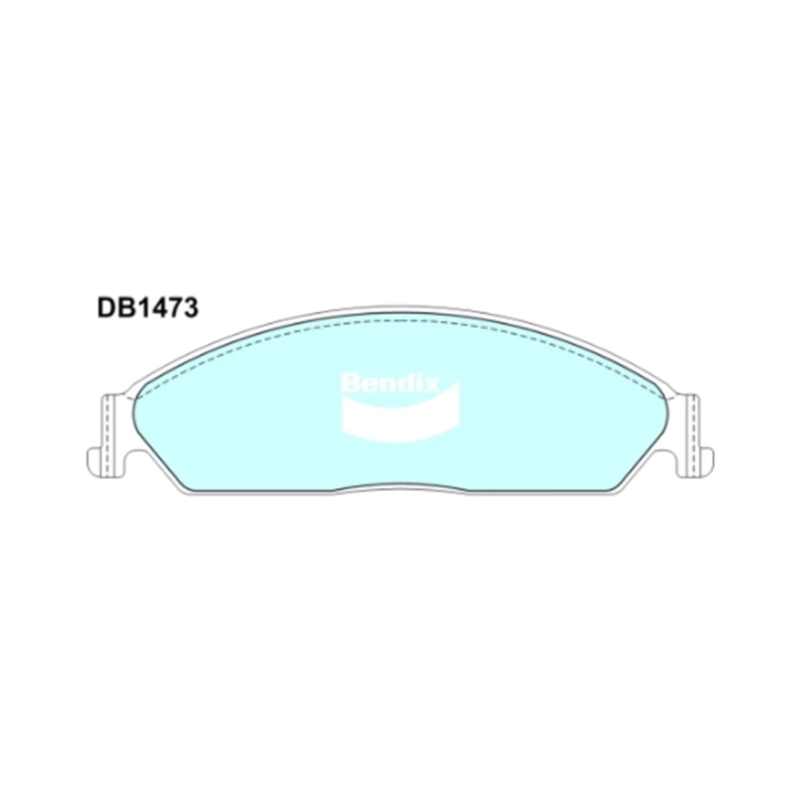 Bendix Ultimate Front Disc Brake Pads for Ford Territory (2004–2016)