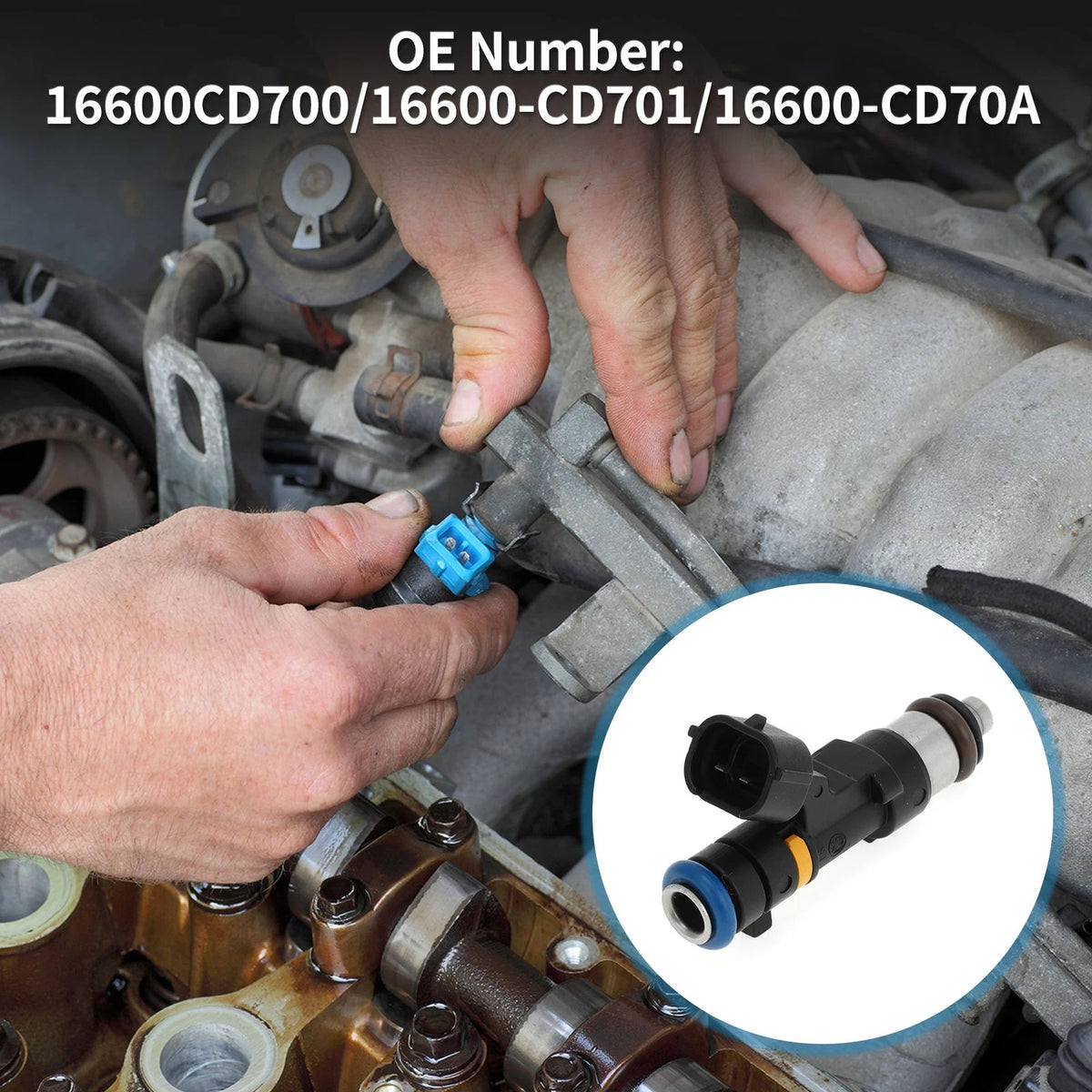 Fuel Injector 16600CD700/16600-CD701 for Nissan Murano (2004–2007)
