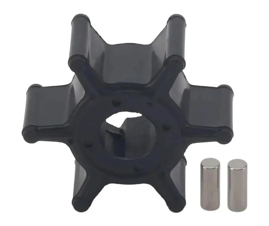Water Pump Impeller with Pin for Yamaha 2 Stroke 3 HP Outboard (1990–1999)