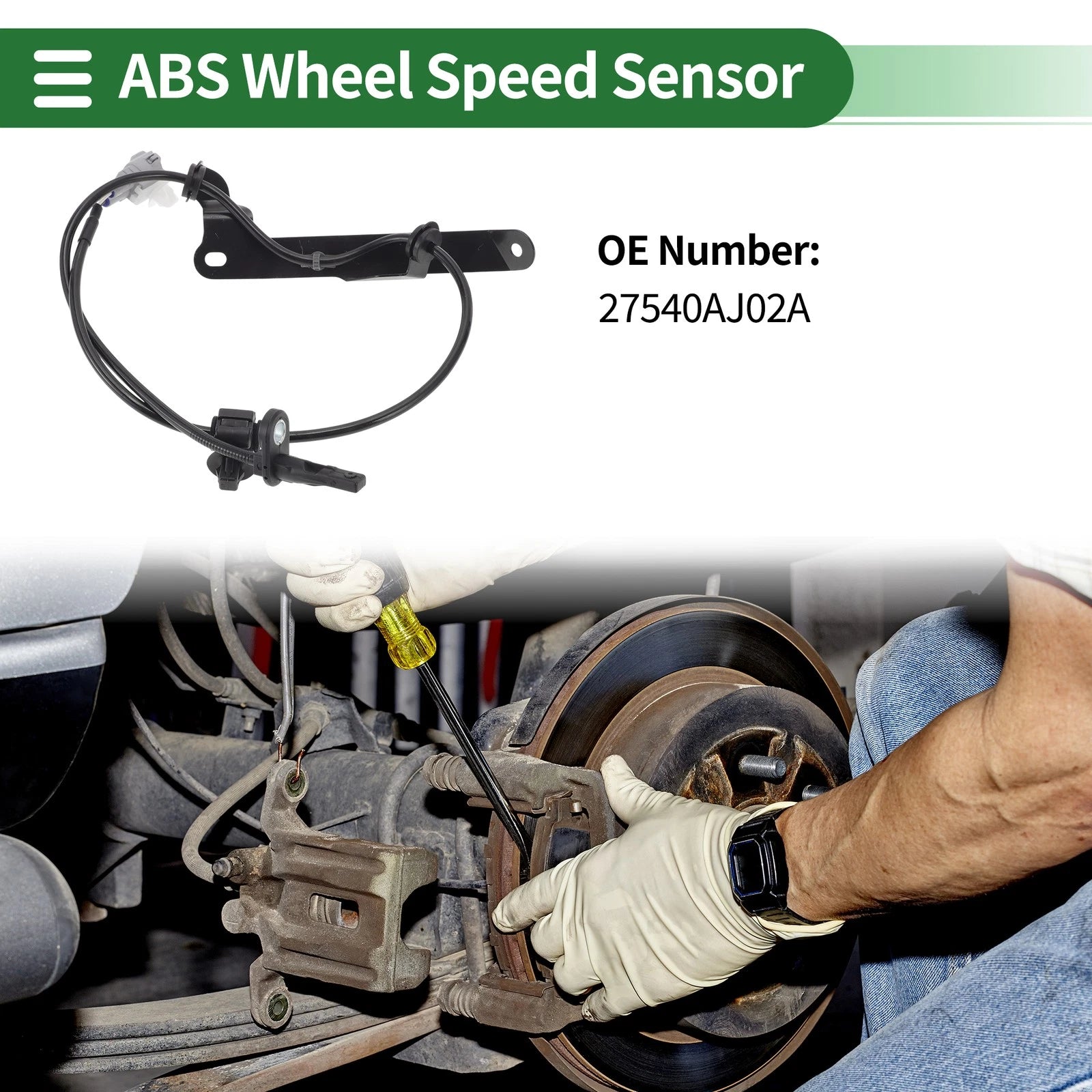 ABS Wheel Speed Sensor for Subaru Legacy Rear Right (2010–2017)