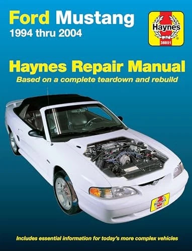 Haynes Manual for Ford Mustang (1994–2004) V6 & V8 Repair Guide