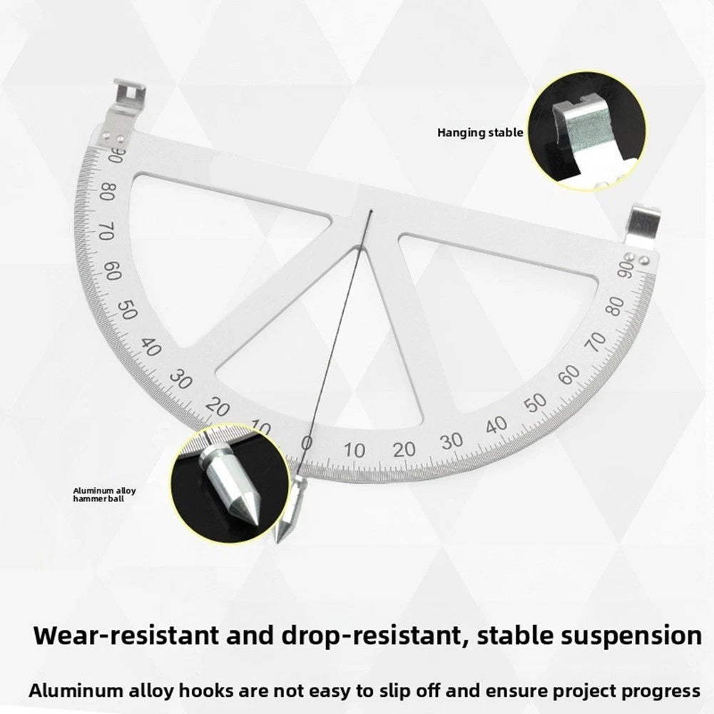 Adjustable Slope Level Inclinometer Triangle Ruler for Professionals