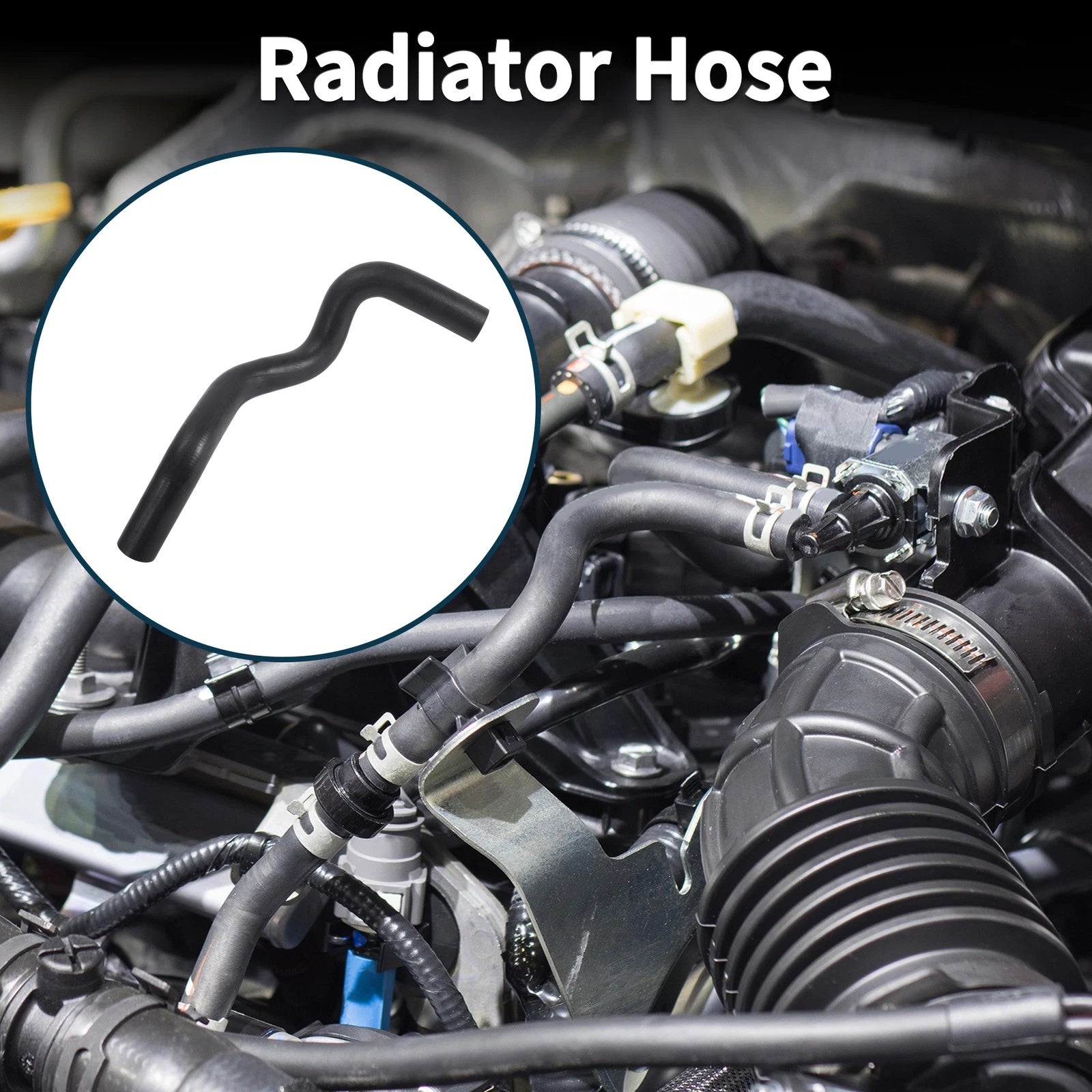 Radiator Hose Replacement for Toyota Prado 2002 Downpipe Installation